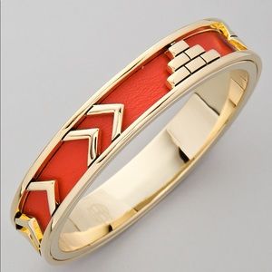 House of Harlow orange/gold bangles (2)